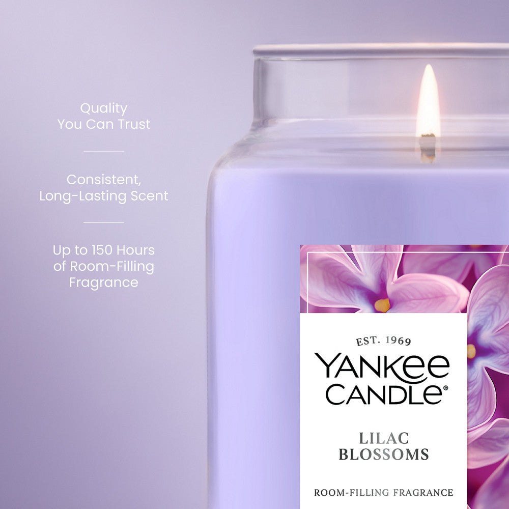 Lilac Blossoms Original Large Jar Candle