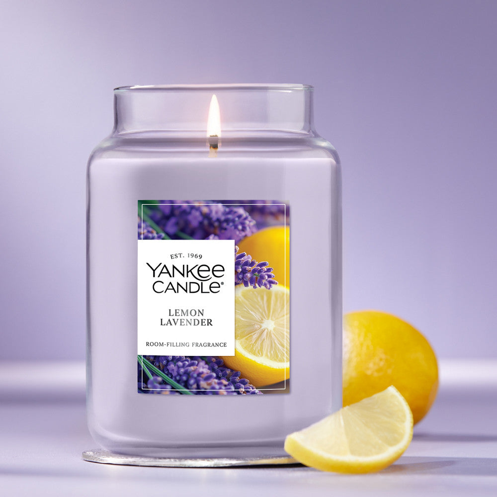 Lemon Lavender Original Large Jar Candle