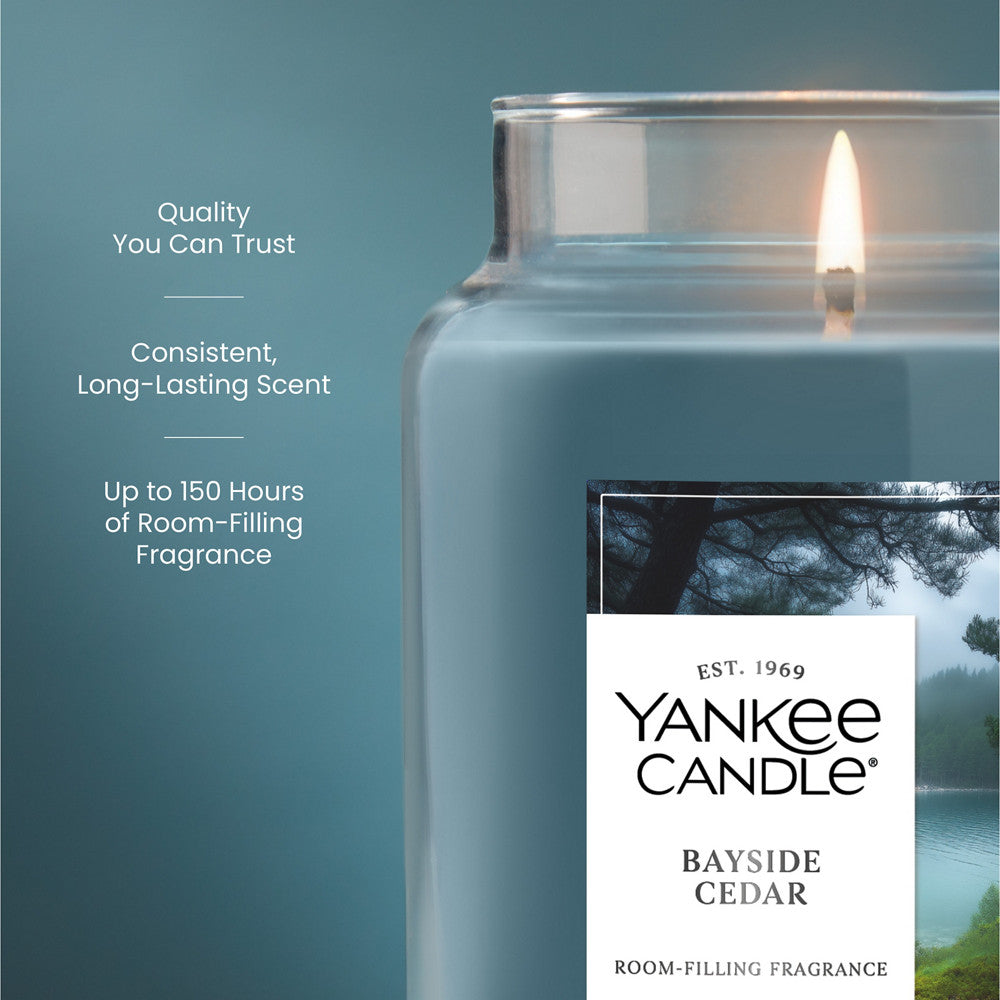 Bayside Cedar Original Large Jar Candle