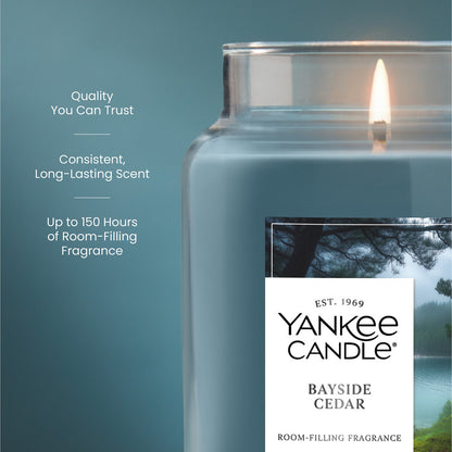 Bayside Cedar Original Large Jar Candle