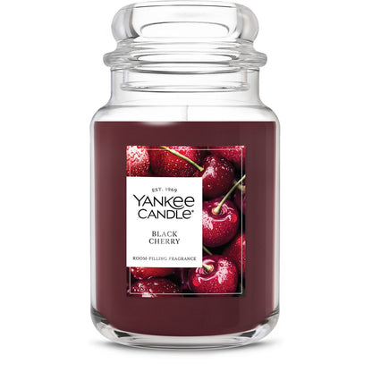 Black Cherry Original Large Jar Candle