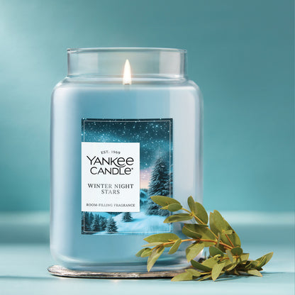 Winter Night Stars Original Large Jar Candle