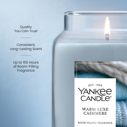 Warm Luxe Cashmere Original Large Jar Candle