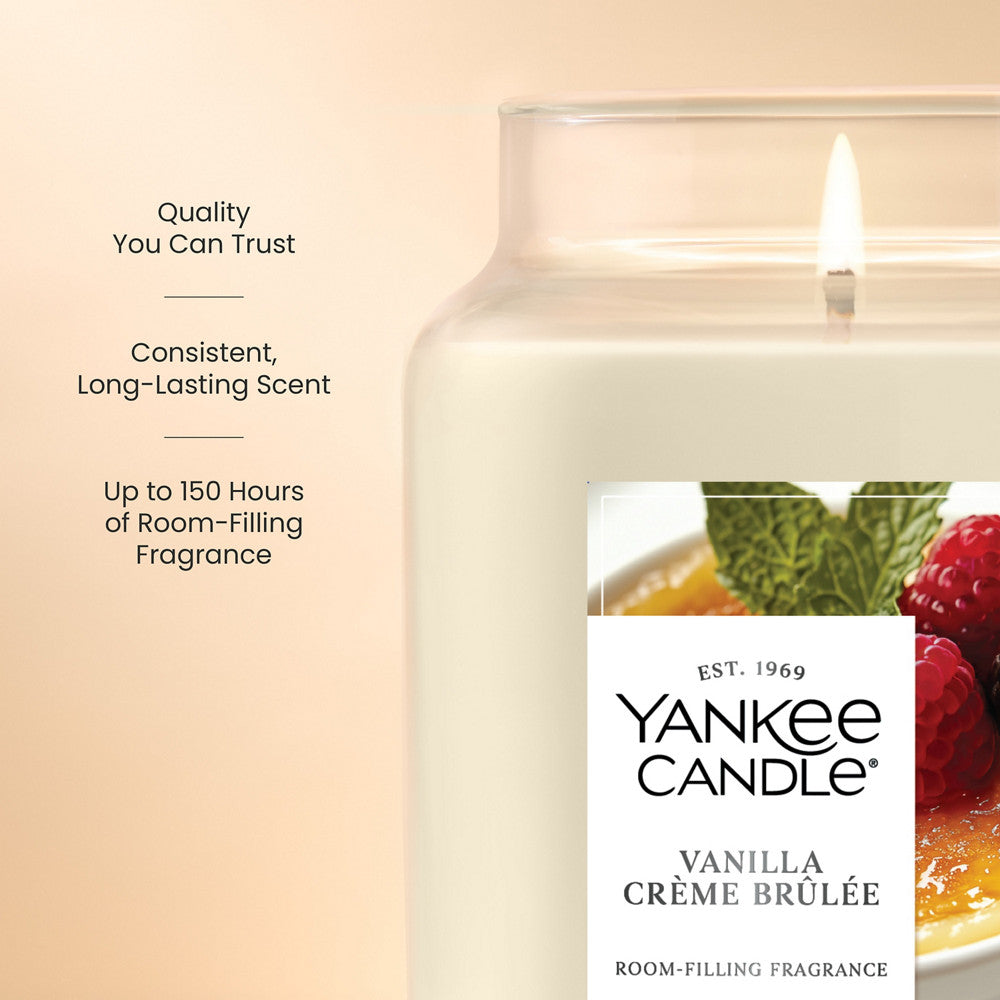 Vanilla Crème Brûlée Original Large Jar Candle