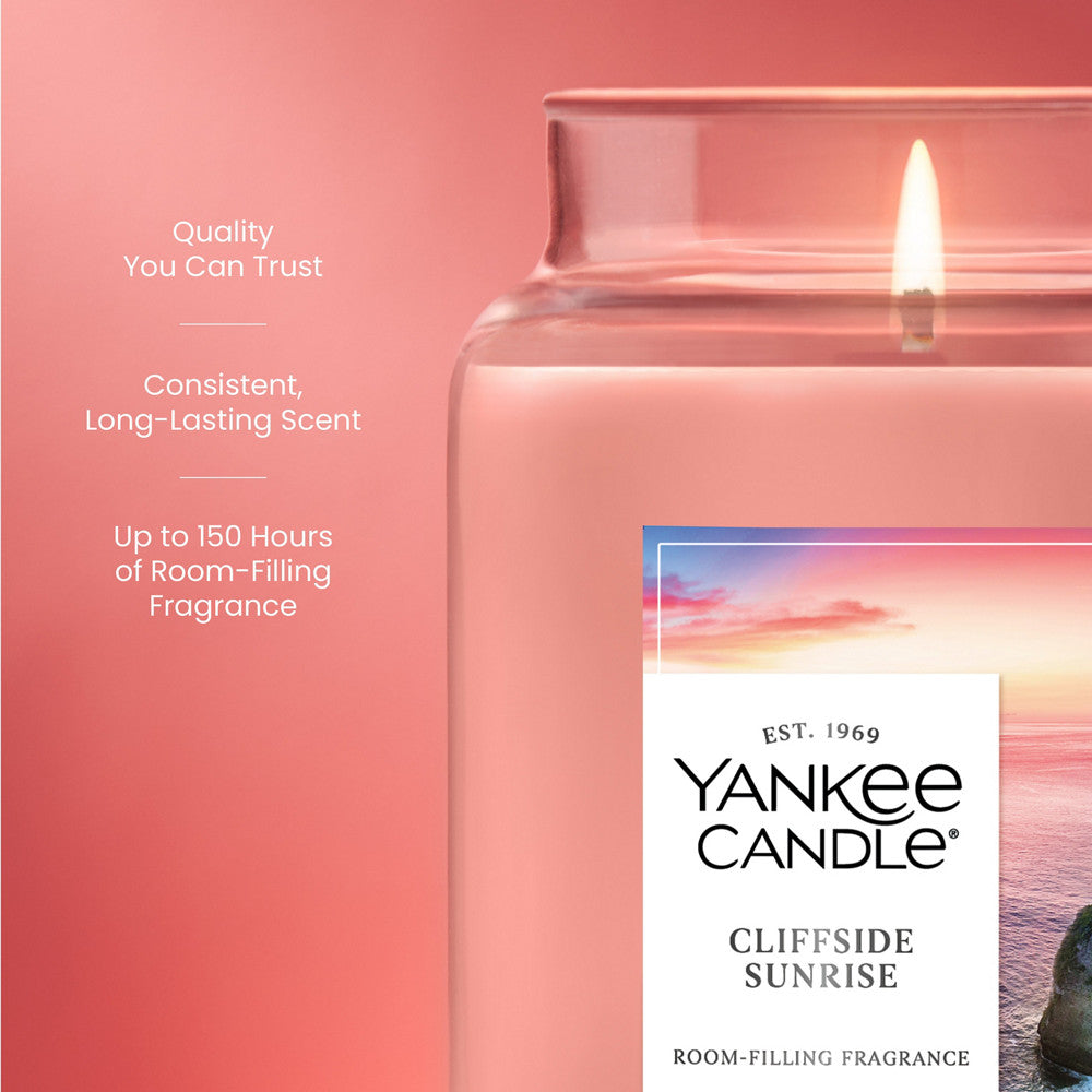 Cliffside Sunrise Original Large Jar Candle