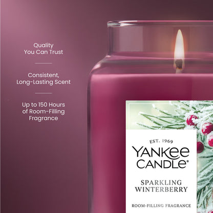 Sparkling Winterberry Original Large Jar Candle