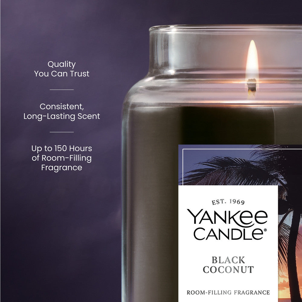Black Coconut Original Large Jar Candle