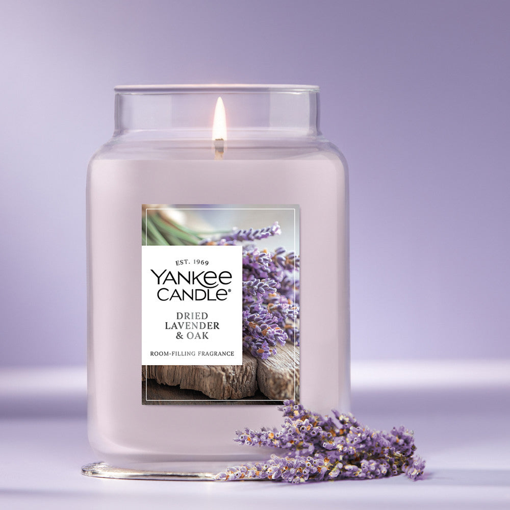Dried Lavender & Oak​ Original Large Jar Candle