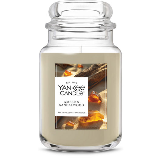 Amber & Sandalwood Original Large Jar Candle