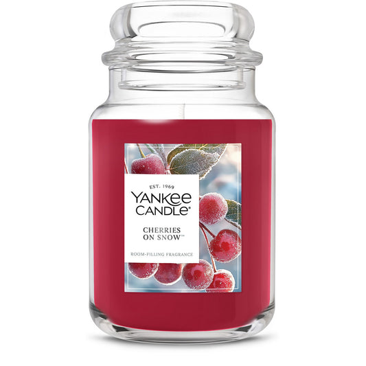Cherries On Snow™ Original Large Jar Candle