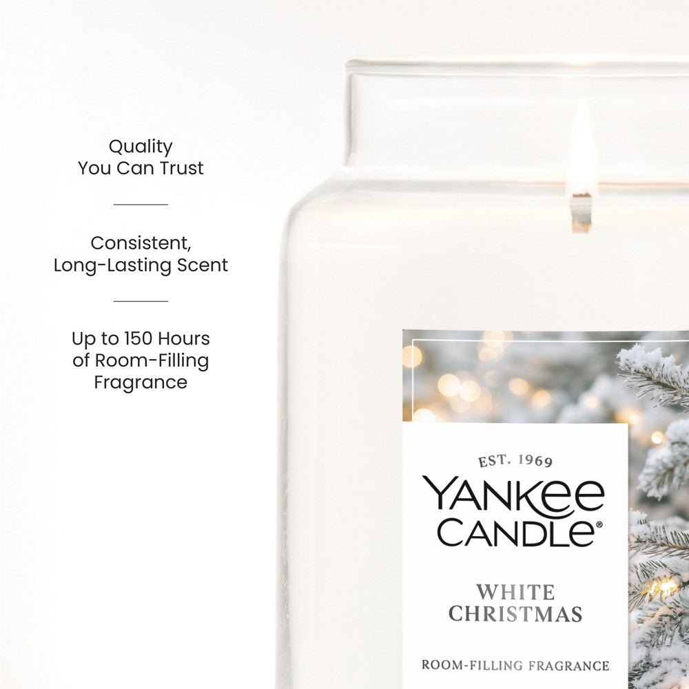 White Christmas Original Large Jar Candle