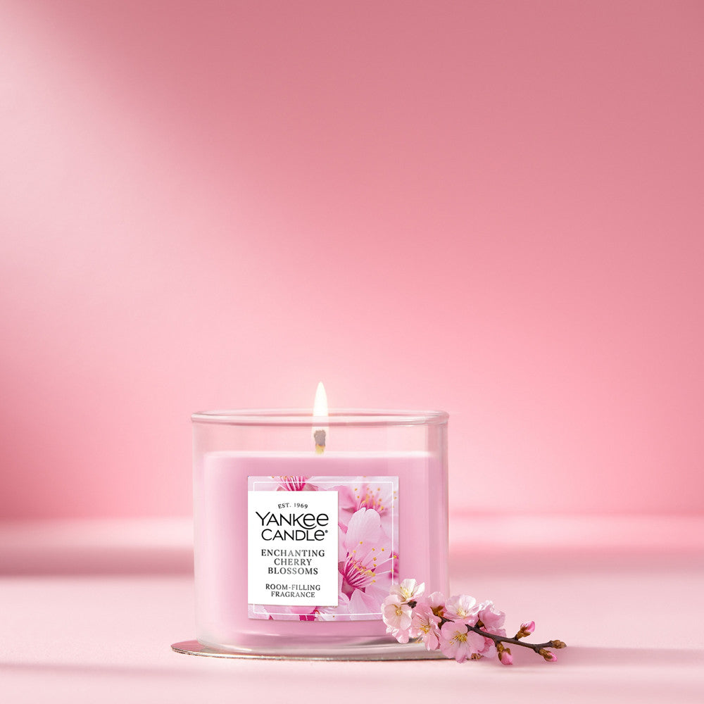 Enchanting Cherry Blossoms Small Tumbler Candle