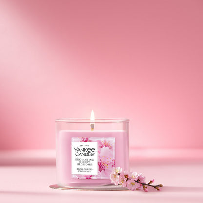 Enchanting Cherry Blossoms Small Tumbler Candle