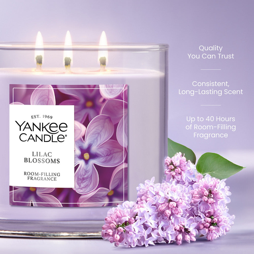 Lilac Blossoms 3-Wick Candle
