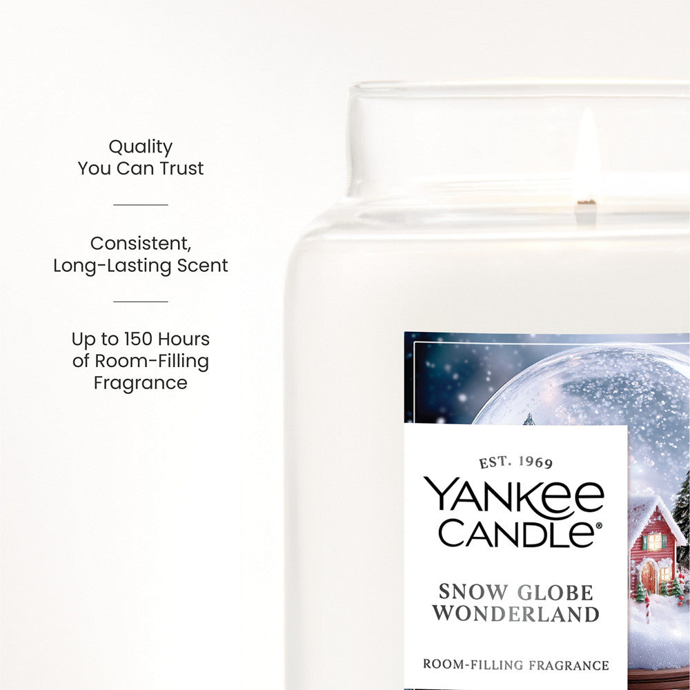 Snow Globe Wonderland Original Large Jar Candle