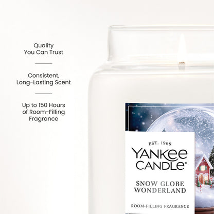 Snow Globe Wonderland Original Large Jar Candle