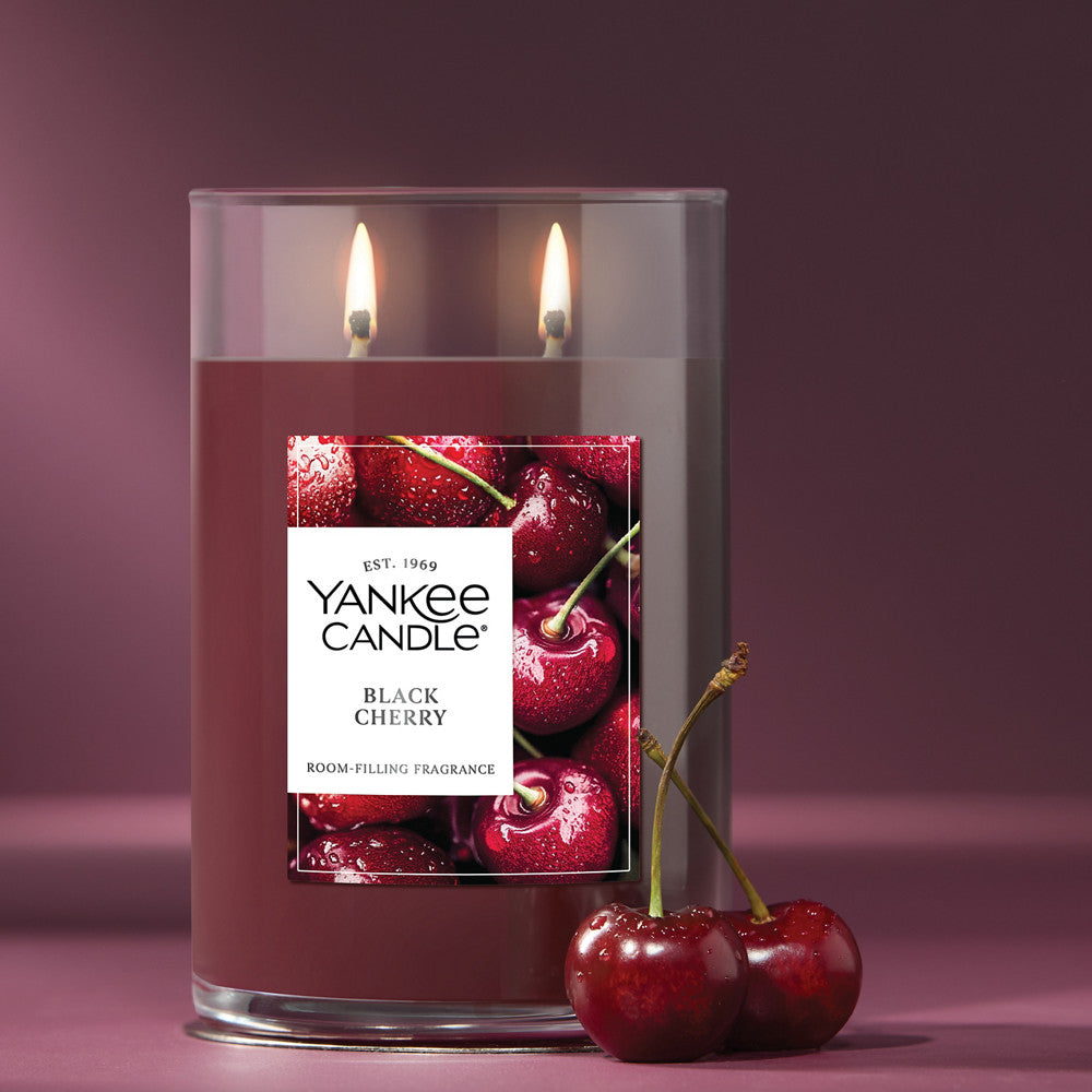Black Cherry Large Tumbler Candle