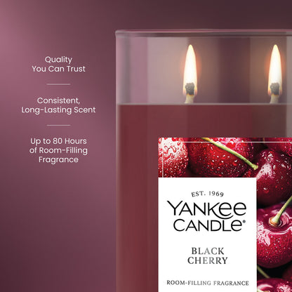 Black Cherry Large Tumbler Candle