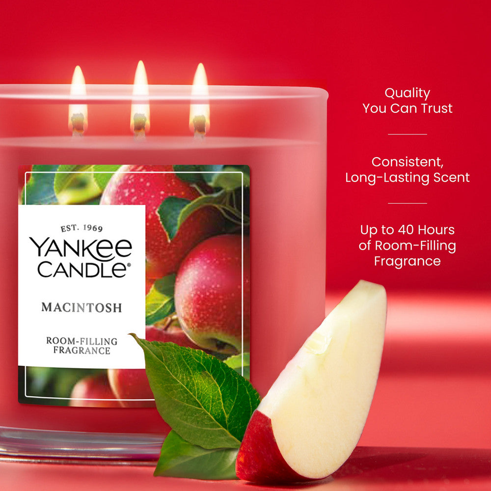 Macintosh 3-Wick Candle