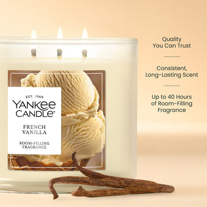 French Vanilla 3-Wick Candle