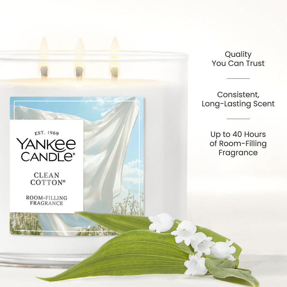 Clean Cotton® 3-Wick Candle