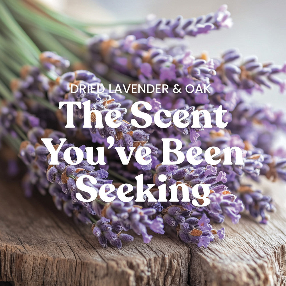 Dried Lavender & Oak​ Original Large Jar Candle