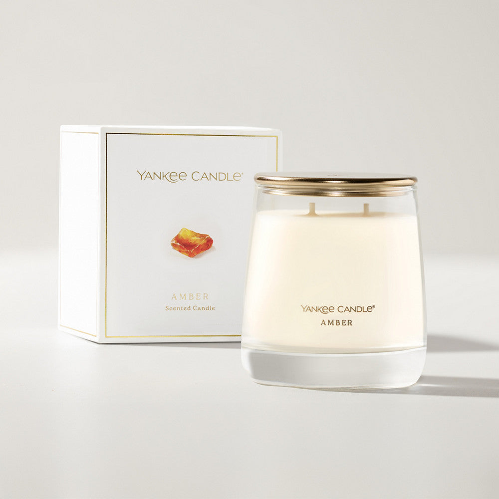 Amber Premium Two-Wick 12oz Candle