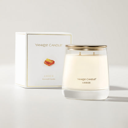 Amber Premium Two-Wick 12oz Candle