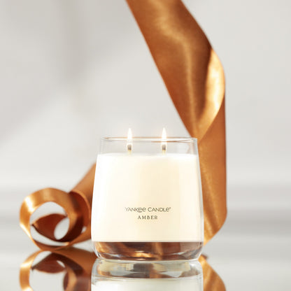 Amber Premium Two-Wick 12oz Candle