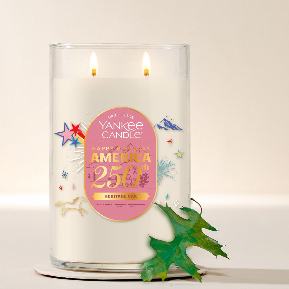 Heritage Oak Large Tumbler Candle