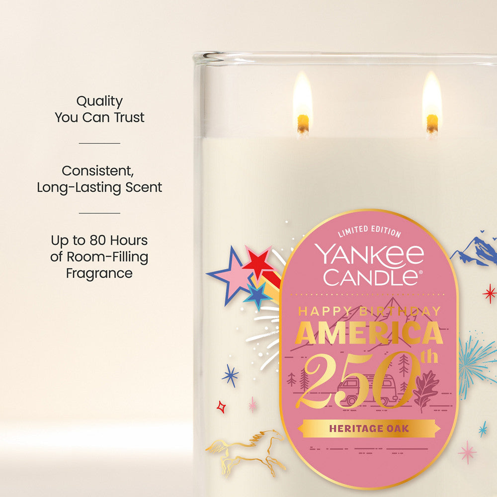 Heritage Oak Large Tumbler Candle