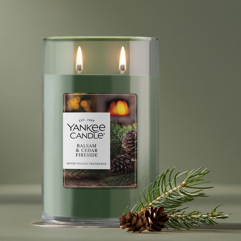 Balsam & Cedar Fireside Large Tumbler Candle