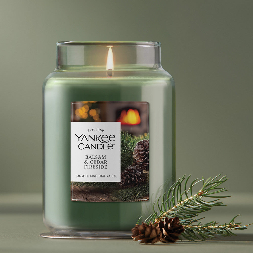 Balsam & Cedar Fireside Original Large Jar Candle