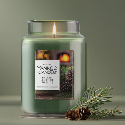 Balsam & Cedar Fireside Original Large Jar Candle