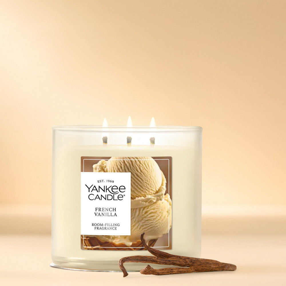 French Vanilla 3-Wick Candle