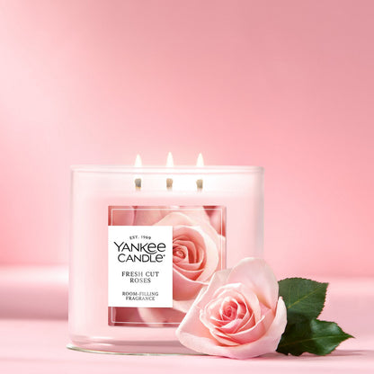 Fresh Cut Roses 3-Wick Candle