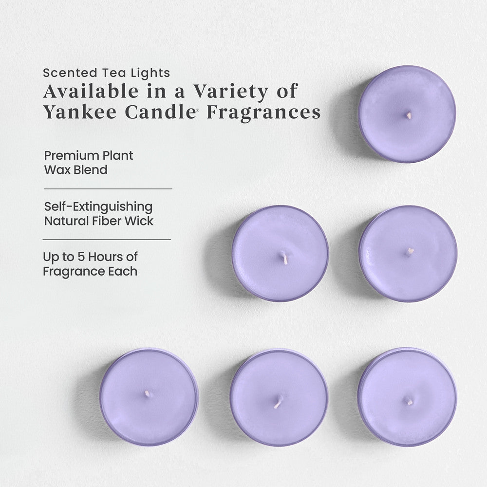 Lilac Blossoms Scented Tea Light Candles