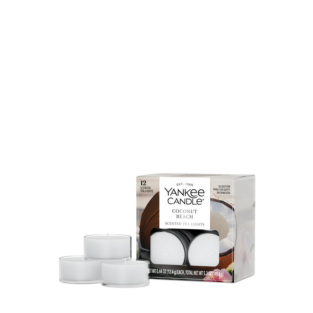Coconut Beach Scented Tea Light Candles