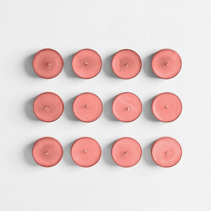 White Strawberry Bellini Scented Tea Light Candles