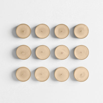 French Vanilla Scented Tea Light Candles