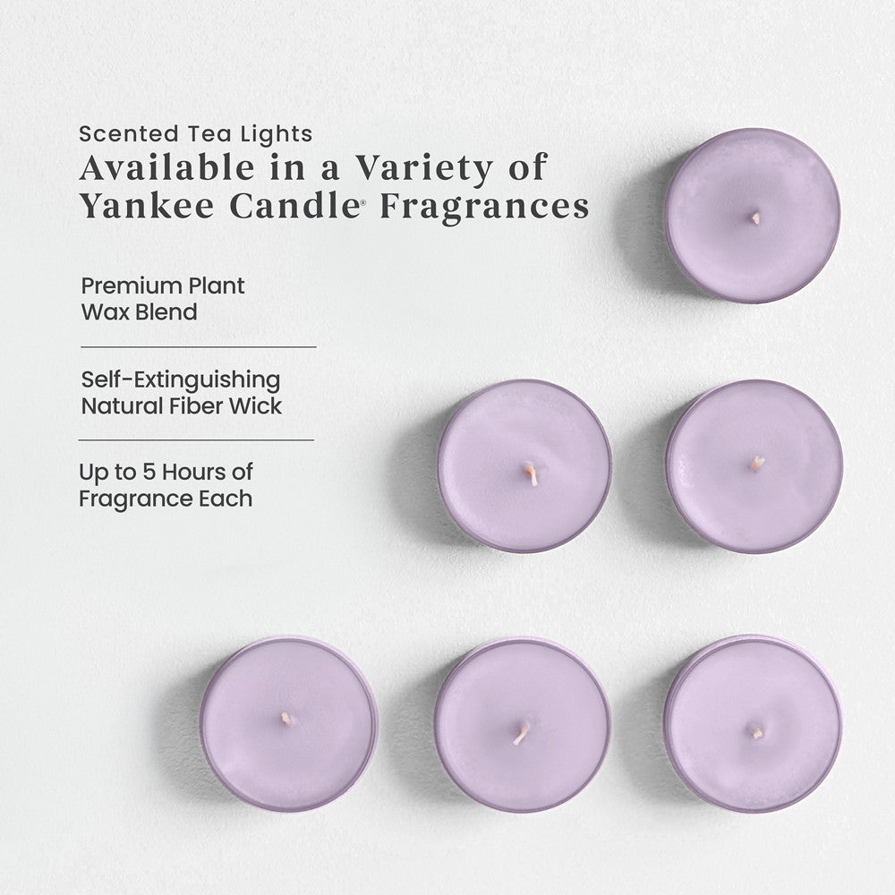 Lemon Lavender Scented Tea Light Candles