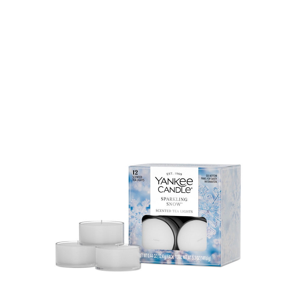 Sparkling Snow™ Scented Tea Light Candles