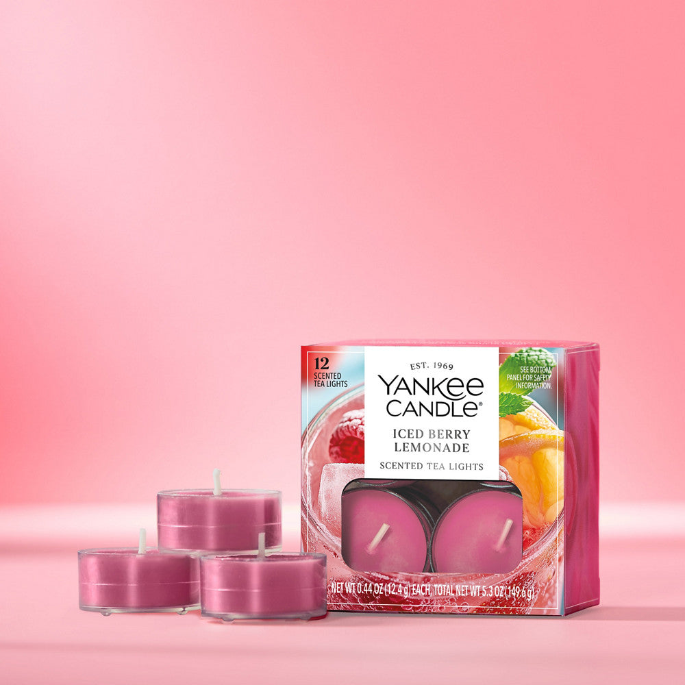 Iced Berry Lemonade Scented Tea Light Candles