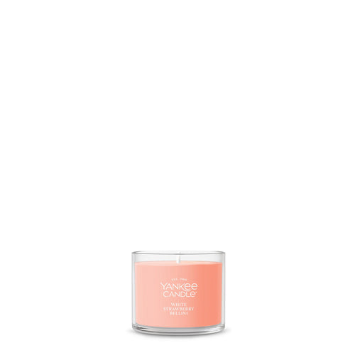 White Strawberry Bellini Mini Candle