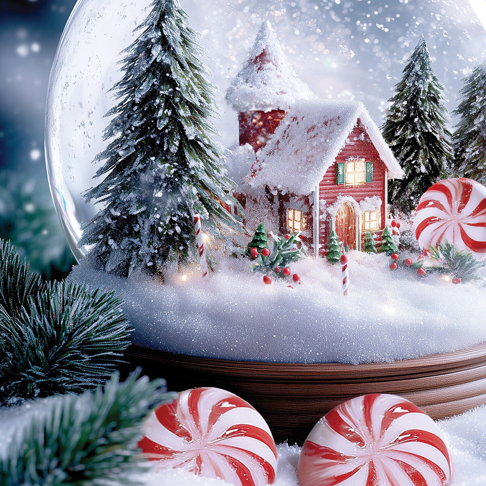 Snow Globe Wonderland Mini Candle