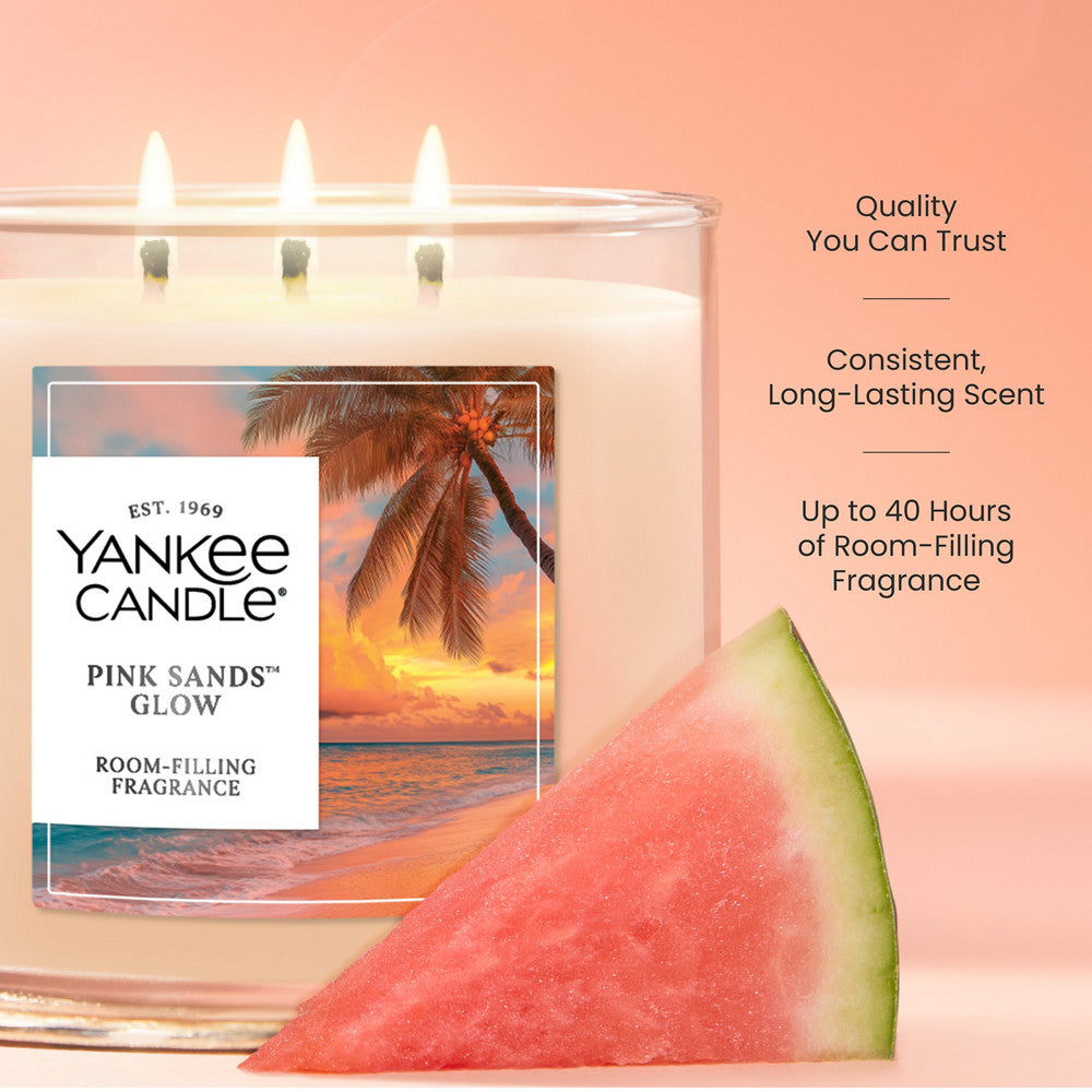 Pink Sands™ Glow 3-Wick Candle