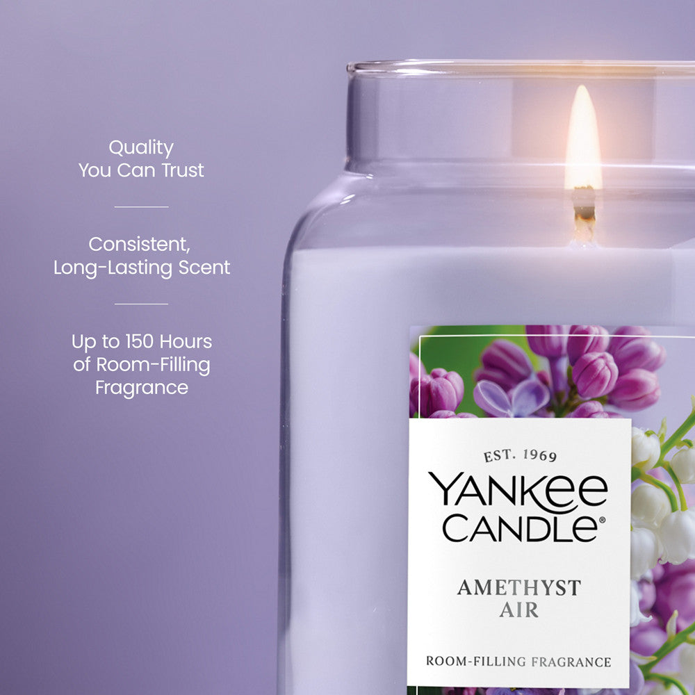 Amethyst Air Original Large Jar Candle