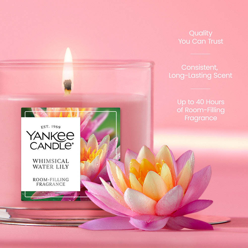 Whimsical Water Lily Small Tumbler Candle