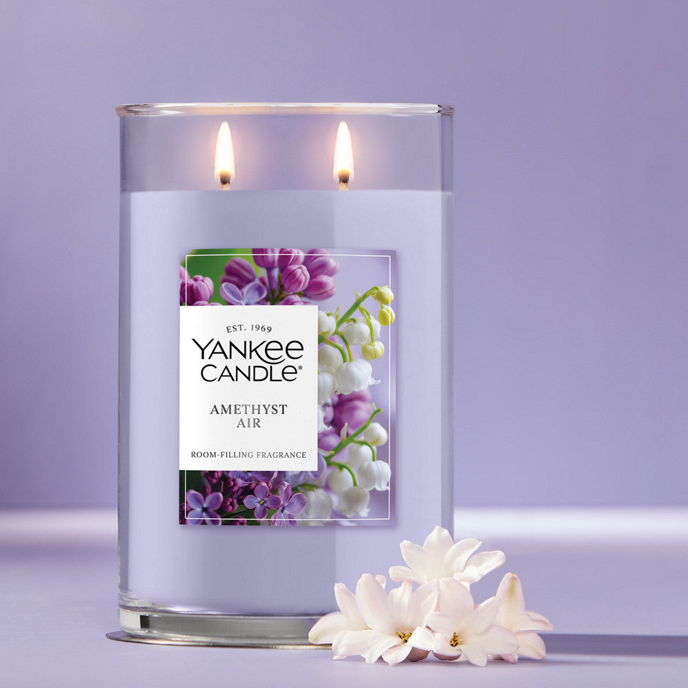 Amethyst Air Large Tumbler Candle