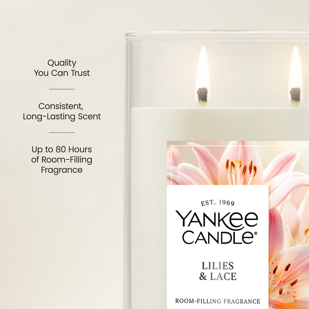 Lilies & Lace Large Tumbler Candle
